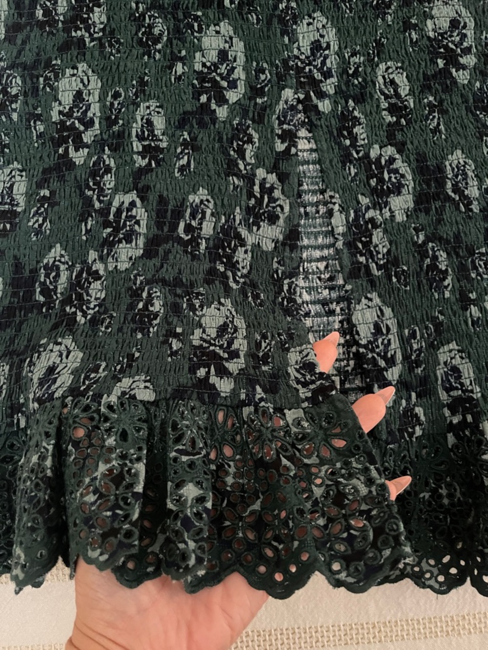 Free People McKenna Floral Smocked Dress -NWT - Picture 12 of 12